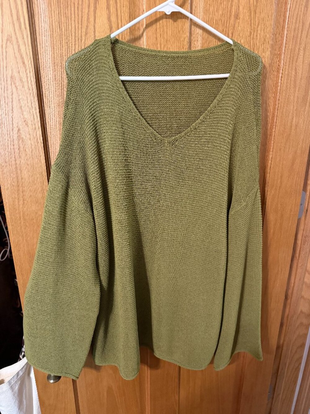Open Knit Tunic Sweater